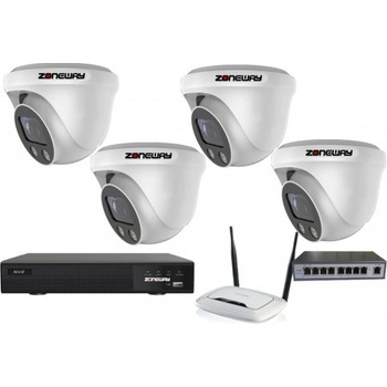 ZONEWAY 4x NC961 + NVR 3016 recenze