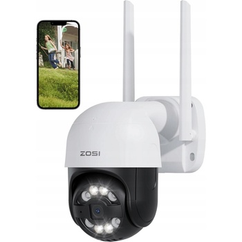 ZOSI C289 WiFi Pan Tilt 3MP IP66 s 32GB microSD kartou recenze