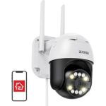 ZOSI C296 WiFi Pan Tilt 8MP Dual IP66 s 32GB microSD kartou recenze