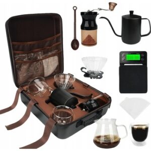 Fotografie Automatický kávovar Bedee Czajnik do kawy 9 szt černá  recenzía