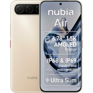Fotografie Nubia Air 8GB/256GB Gold  recenzía