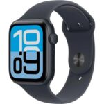 Apple Watch SE 3 (2025) 44mm Temně inkoustový hliník s inkoustovým sportovním řemínkem M/L MEHQ4MP/A recenze