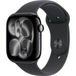 Apple Watch Series 11 Cellular (42mm) Klavírně černý hliník s černým sportovním řemínkem S/M MF834MP/A recenze