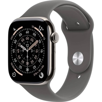 Apple Watch Series 11 Cellular (42mm) Přírodní titan se skálově šedým sportovním řemínkem M/L MF8N4MP/A recenze