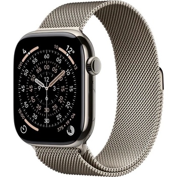 Apple Watch Series 11 Cellular (46mm) Přírodní titan s přírodním milánským tahem S/M MFCY4MP/A recenze