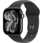 Apple Watch Series 11 GPS 42mm Jet Black Aluminium Case with Black Sport Band S/M MEQT4WF/A recenze