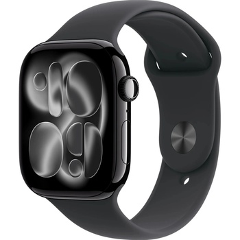 Apple Watch Series 11 GPS 46mm Jet Black Aluminium Case with Black Sport Band M/L MEUX4WF/A recenze
