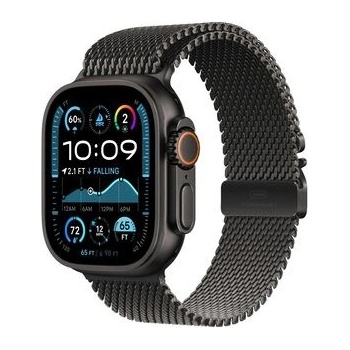 Apple Watch Ultra 2 (2024) GPS+Cellular 49mm Černé titanové tělo – Černý titanový milánský tah (S) MX4W3QC/A recenze