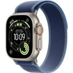 Apple Watch Ultra 3 (2025) 49mm Přírodní titan s modrým/jasně modrým trailovým tahem S/M MEWR4QC/A recenze