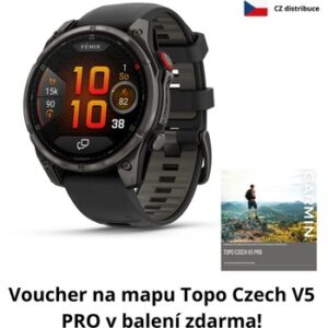 Fotografie Garmin Fenix 8 PRO 47mm AMOLED Sapphire Black/Pebble Grey 010-03198-01  recenzía