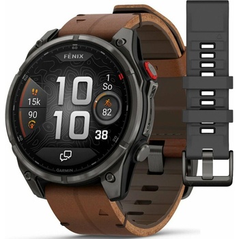 Garmin Fenix 8 PRO 51mm AMOLED Sapphire Carbon grey/Chestnut 010-03199-40 recenze