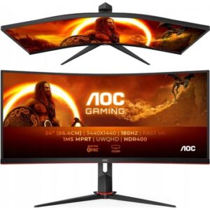 Fotografie AOC Gaming CU34G2XP/BK recenzía