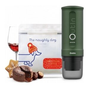 Fotografie The naughty dog vánoční edice Outin set – Forest Green  recenzía