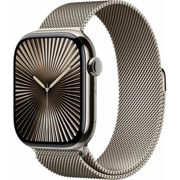 Apple Watch Series 10 46mm Cellular Natural Titanium Case with Natural Milanese Loop – S/M MC7Q4QH/A recenze