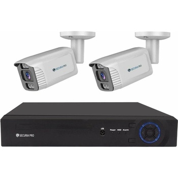 Securia Pro 2 kamerový systém NVR2CHV6S W recenze