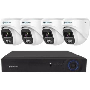 Fotografie Securia Pro IP 4 kamerový systém NVR4CHV6S W DOME recenzía