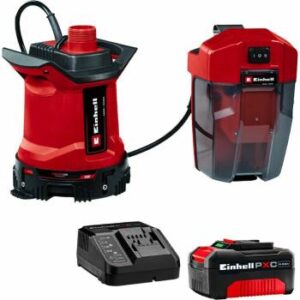 Fotografie Einhell Power X-Change Aku GE-DP18/25LL+SK4,0Ah 7000 l/h 4200000069  recenzía
