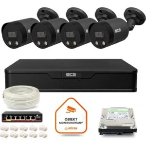 Fotografie BCS Sada 4 kamer P TIP28FWR3L2 Ai2 G recenzía
