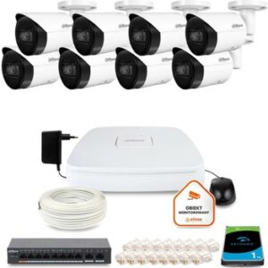 Fotografie DAHUA 8 2Mpx dome kamer 3Z36302T8 recenzía