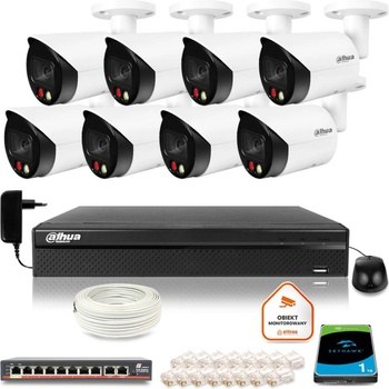 Obrázok DAHUA 8 dome kamer 3Z38420B8 hodnotenie