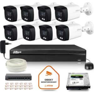Fotografie DAHUA 8 kamer IPC HFW1439TL1 A IL 4Mpx recenzía