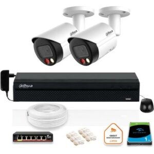 Fotografie DAHUA IP Surveillance Kit 2 kamery IPC HFW2849S S IL 0280B recenzía
