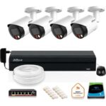 DAHUA IP dohledový set 4x IPC HFW2849S S IL 0280B recenze