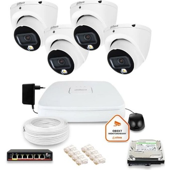 Obrázok Dahua 4 dome kamery 1Z51752K4 hodnotenie