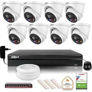 Obrázok Dahua 8 kamer IPC HDW3849H AS PV 0280B S5 hodnotenie