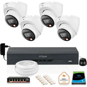 Obrázok Dahua SADA 4 IP kamer IPC HDW1639T A IL 0280B S6 hodnotenie