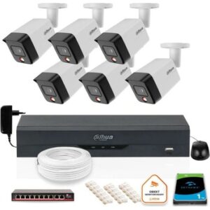 Fotografie Dahua SADA 6 IP kamer PC HFW1839TC A IL 0280B S6 recenzía