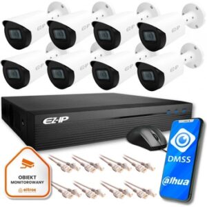 Fotografie EZ-IP EZN-108E1-P8 + 8 x EZI-B120-F2 recenzía