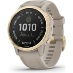 Garmin Fenix 6S Pro Solar zlatá s pískově béžovým páskem – sleva viz popisek, 010-02409-13 recenze