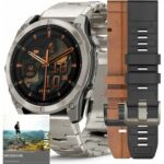 Garmin Fēnix 8 – Premium Bundle, 51 mm, Amoled, Sapphire Glass, Titanium Graphite s koženým a silikonovým řemínkem 010-02905-40 SET recenze