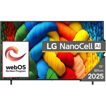 LG 75NANO80A3B recenze