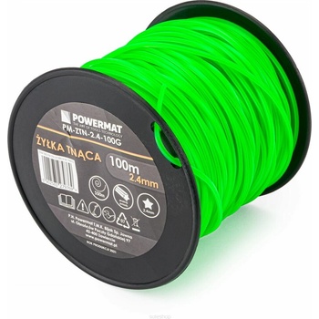 Žací struna do křovinořezu POWERMAT PM-ZTN-2.4-100G, 2,4 mm, 100 m, 5-hranná recenze